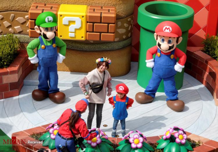 تصاویر افتتاح پارک بازی قارچ خور در ژاپن,عکس های پارک قارچ خور,تصاویر پارک سوپر ماریو در ژاپن