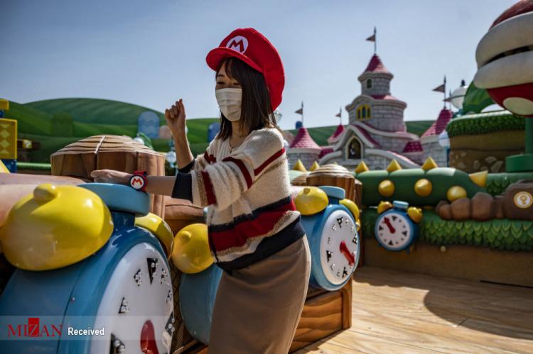 تصاویر افتتاح پارک بازی قارچ خور در ژاپن,عکس های پارک قارچ خور,تصاویر پارک سوپر ماریو در ژاپن