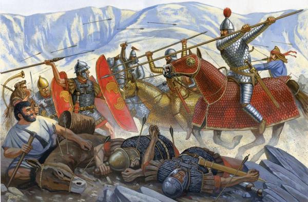 جنگ حران,اتفاقات پیش از نبرد حران,سردار مشهور روم در جنگ حران