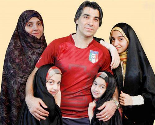 همسر وحید شمسایی,عکس دختران وحید شمسایی,وحید شمسایی و خانواده اش