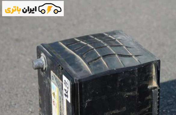باتری بادکرده ماشین