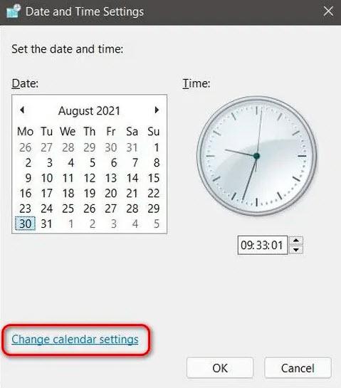 تغییر تاریخ و ساعت در ویندوز,روشهای تغییر تاریخ و زمان در ویندوز 11