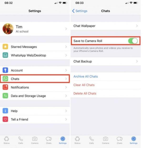 ذخیره خودکار عکس در واتساپ,چگونه دانلود خودکار واتس آپ را غیر فعال کنیم,جلوگیری از دانلود اتوماتیک در واتساپ