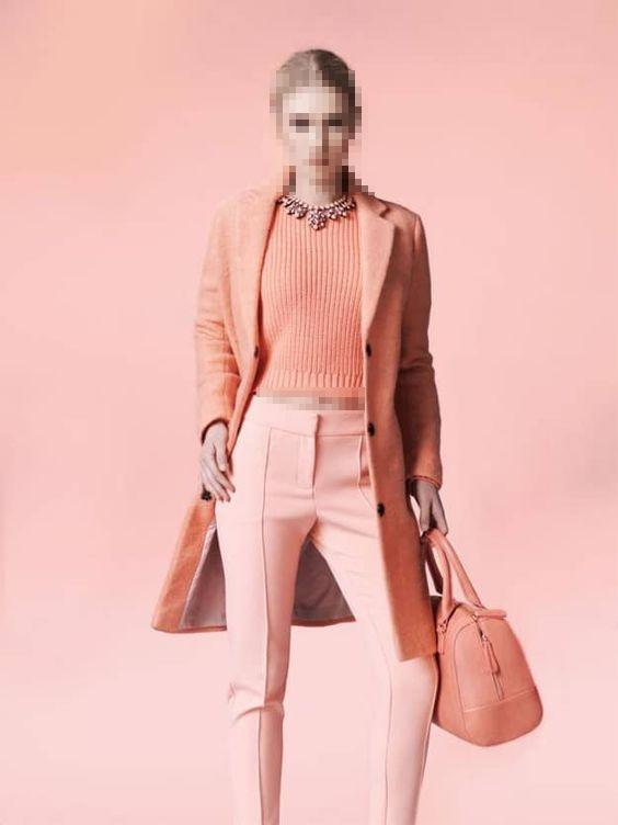 کت و شلوار هلویی، مدل لباس رنگ سال ۲۰۲۴