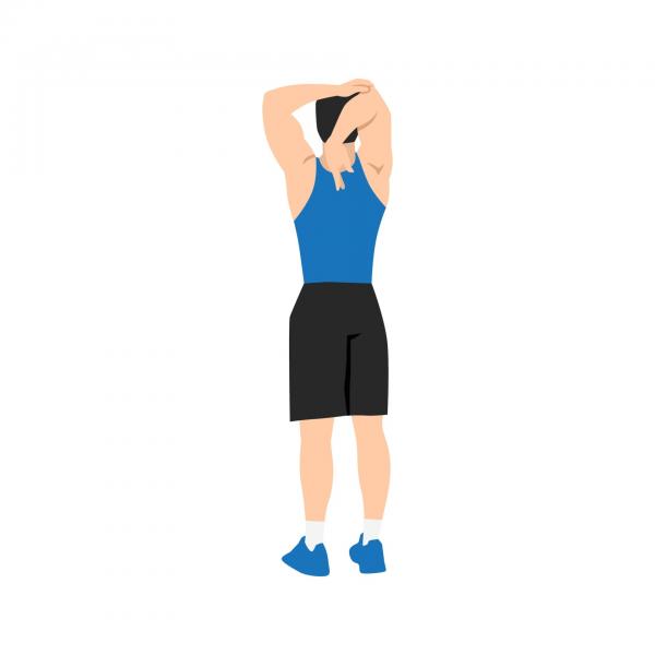 حرکت ورزشی برای انعطاف مفاصل,تمرین کشش سه سر بازو