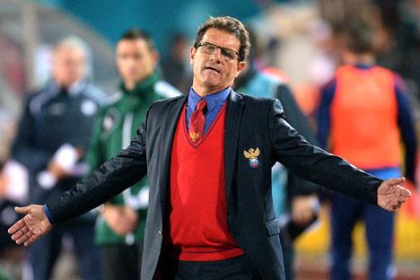 Head coach Fabio Capello for the Russian national team