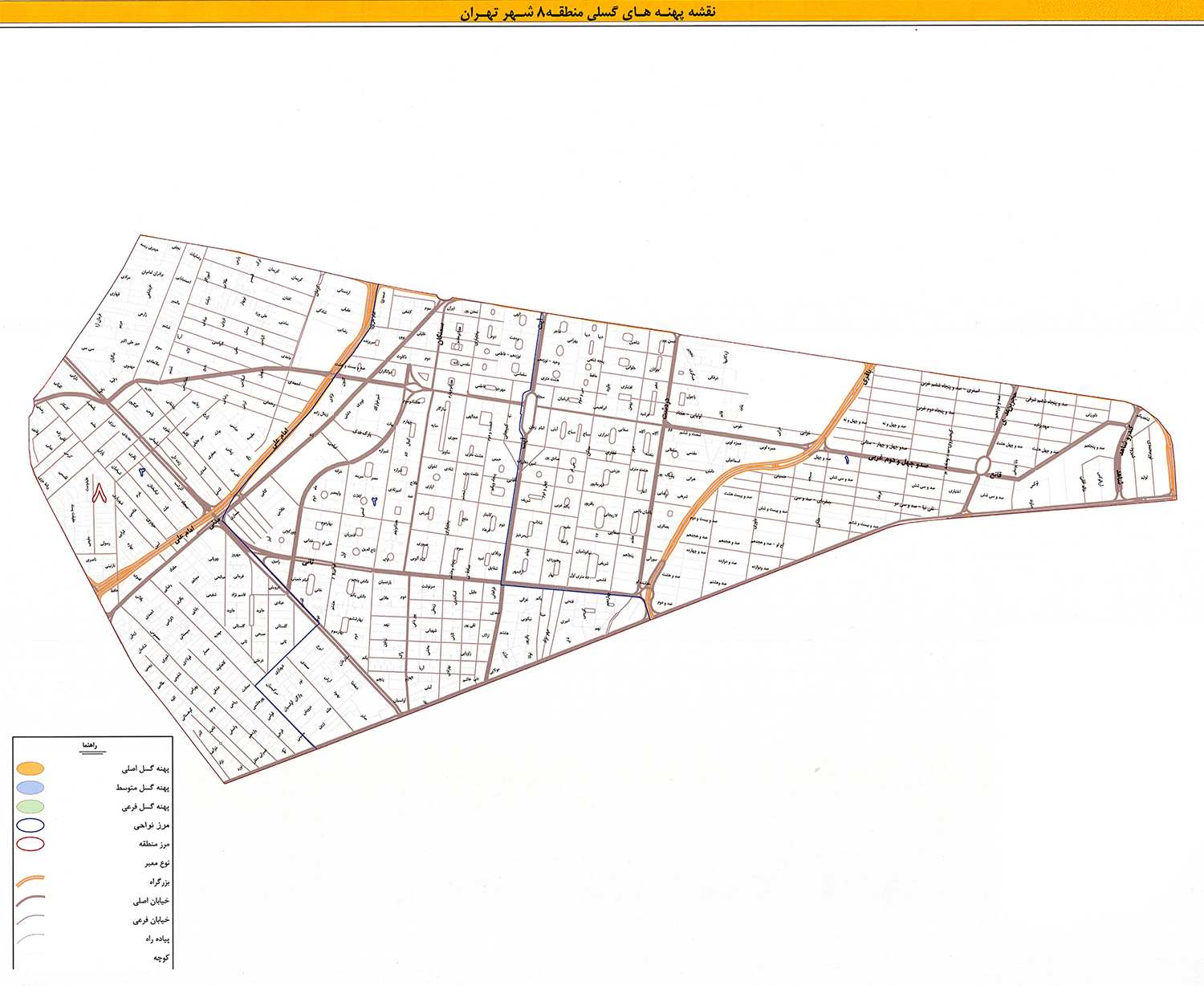 گسل های تهران,پهنه‌های گسلی پایتخت,نقشه های گسلی تهران