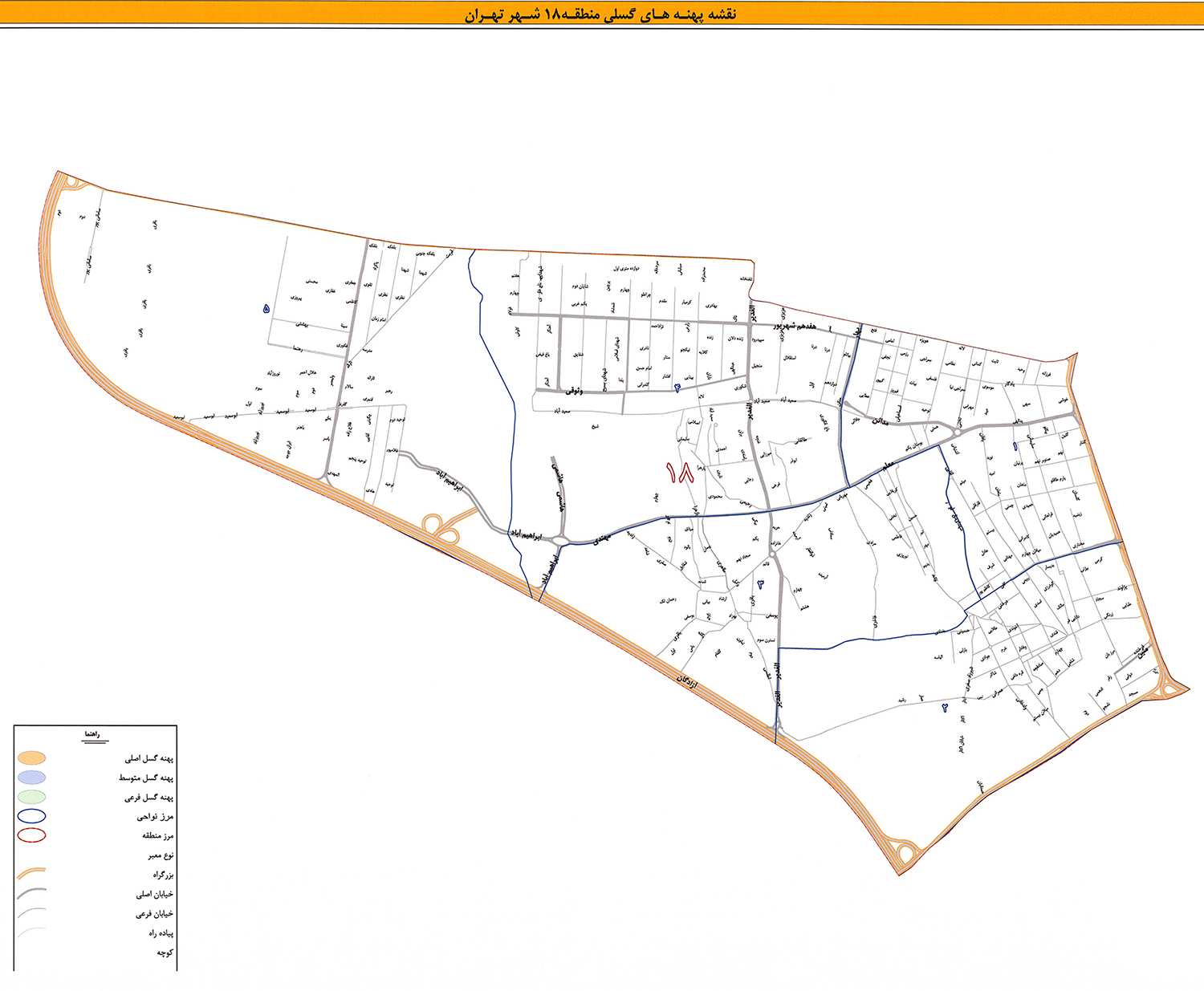 گسل های تهران,پهنه‌های گسلی پایتخت,نقشه های گسلی تهران