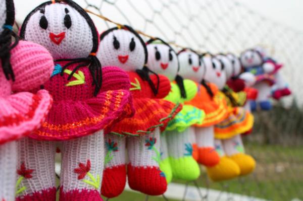 عروسک های‌ کاموایی از صنایع دستی رشت