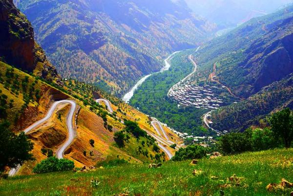آبشار گویله استان کردستان