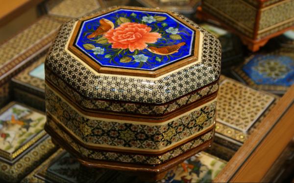خاتم‌ کاری,ظروف خاتم کاری شده,خاتم کاری اصفهان