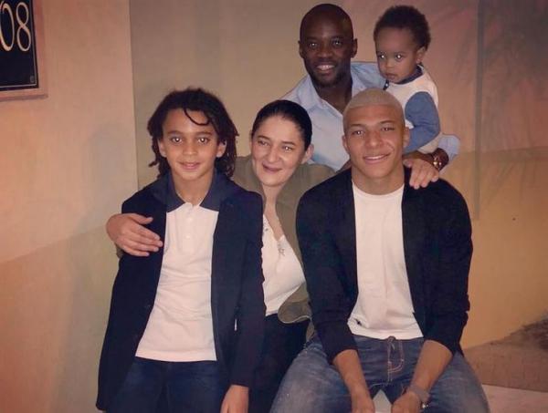 Kylian Mbappe's family