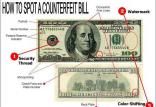 دلار,اصل بودن دلار,تشخیص اصل بودن دلار