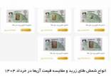 انواع شمش زربد و قیمت در سال 1404 