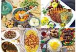 خوراک‌های رایج برخی اقوام ایرانی,انواع مواد غذایی رایج در گیلان,منطقه های متنوع از نظر غذایی در ایران,سنت های غذایی مرسوم در ایران,غذاهای متداول در سیستان و بلوچستان