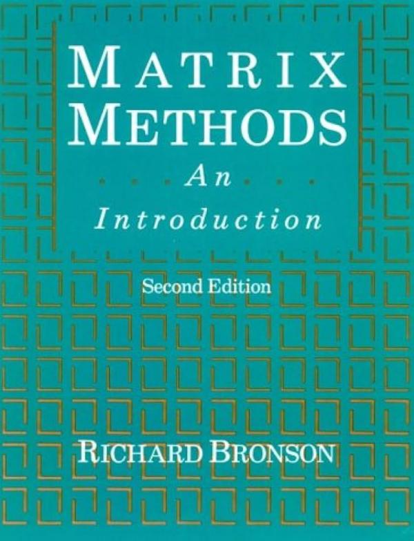 کتاب های معروف در زمینه نظریه ماتریس