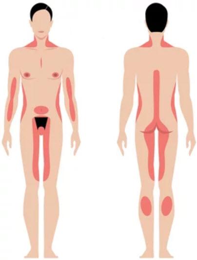 نقاط حساس بدن مردان در معاشقه,حساس ترین نقاط بدن مرد در رابطه جنسی,نواحی شهوت انگیز بدن مرد