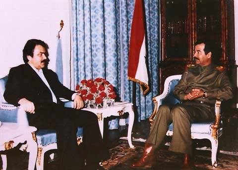 سازمان مجاهدین خلق,صدام حسین,دیدار صدام و رجوی