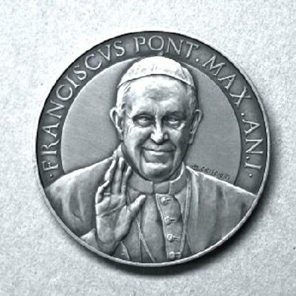 پاپ فرانسیس,زندگینامه پاپ فرانسیس,عکس پاپ فرانسیس روی سکه