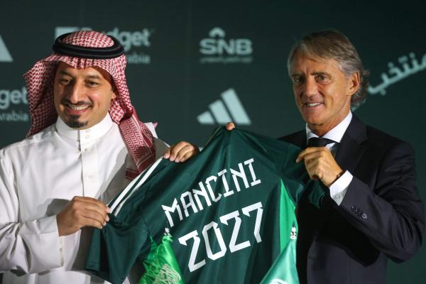Roberto Mancini's contract with the Saudi national team