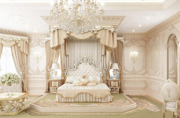 اتاق خواب سلطنتی دخترانه,دکوراسیون اتاق خواب سلطنتی,روشهای چیدمان اتاق خواب سلطنتی