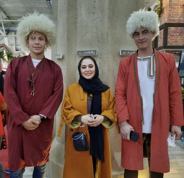 صبا کمالی در جشنواره ترکمن