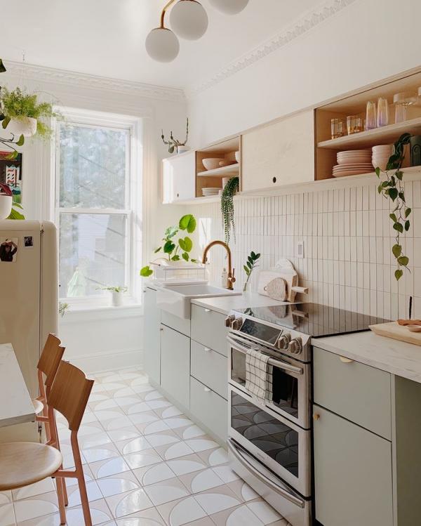 طراحی آشپزخانه کوچک,اصول طراحی دکوراسیون آشپزخانه های کوچک,طراحی دکوراسیون آشپزخانه کوچک زیبا