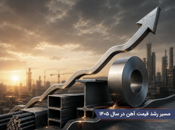 رشد قیمت آهن در سال 1405