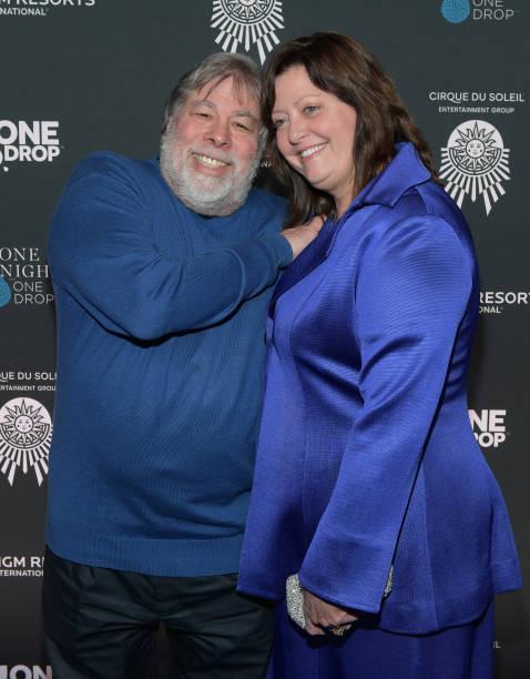 Stephen Wozniak with his wife