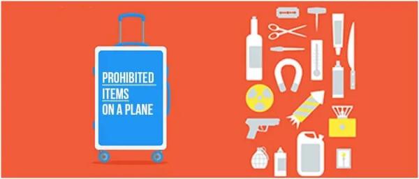 وسایل غیرمجاز و ممنوع در سفر با هواپیما