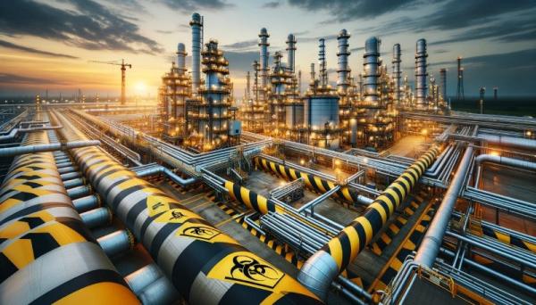 نوار خطر در صنعت نفت و گاز